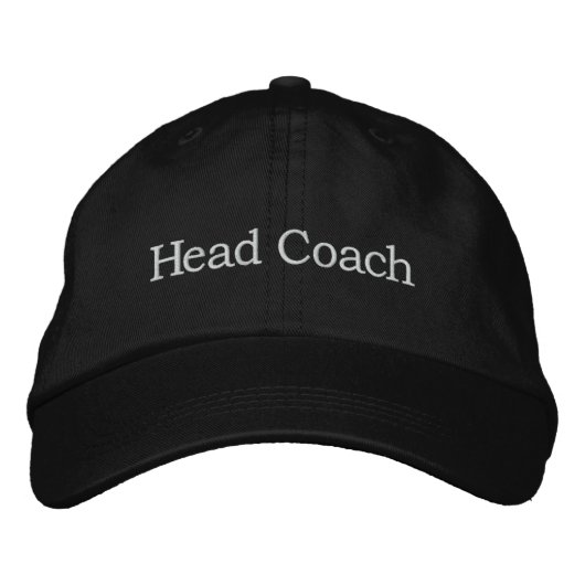 Casquette Brodée Chef Coach (Devant)