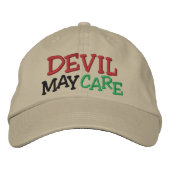 Casquette Brodée Cheval Racing Devil May Care (Devant)