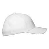 Casquette Brodée Chic Mme blush rose blanc (Droite)