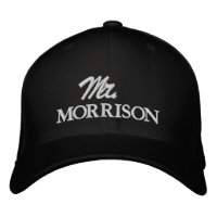 Chic Mr Nom noir et blanc mignon mariage
