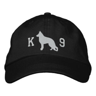 Casquette Brodée Chien berger allemand Silhouette K9 GSD Canine