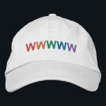 Casquette Brodée Cinq lettres arc-en-ciel colorées Nom personnalisa<br><div class="desc">Ces cinq lettres colorées aux couleurs arc-en-ciel (fuchsia,  orange,  vert,  bleu et violet) sont personnalisables. Vous pouvez modifier chaque lettre en vous customisant pour avoir un nom ou un mot de cinq lettres coloré de votre choix.</div>