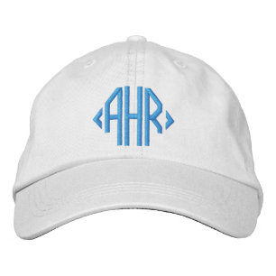 Casquette brodée classique avec monogramme