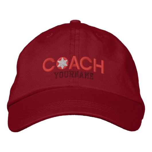 Casquette Brodée Coach personnel (Devant)