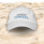 Casquette Brodée Coastal Cowgirl Bachelorette Party Favoriser<br><div class="desc">Coastal Cowgirl Bachelorette Party Favor Broder Baseball Casquette Préparez-vous à compléter votre bachelorette avec une touche de charme occidental et de flair au bord de la plage avec notre Casquette de baseball brodé Coastal Cowgirl. Parfait pour ajouter un peu de style et de fonctionnalité à votre célébration, ce casquette mêle...</div>