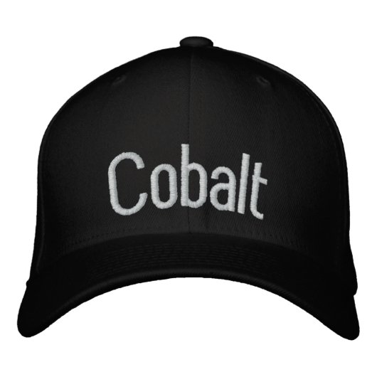 Casquette Brodée Cobalt (Devant)