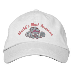 Casquette Brodée Coeurs de maman géniaux