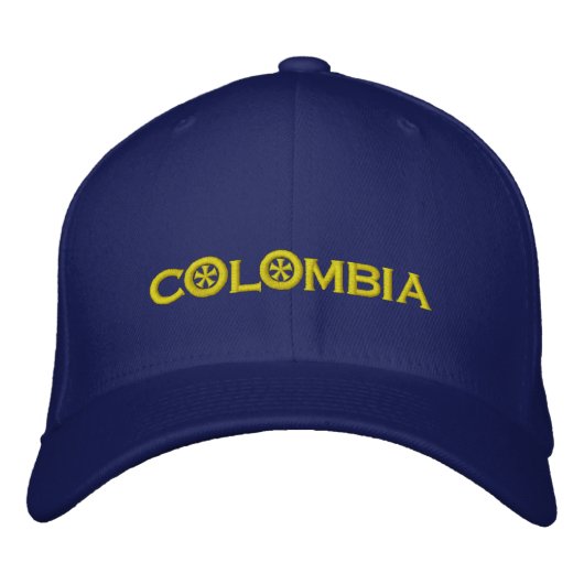 Casquette Brodée Colombie (Devant)