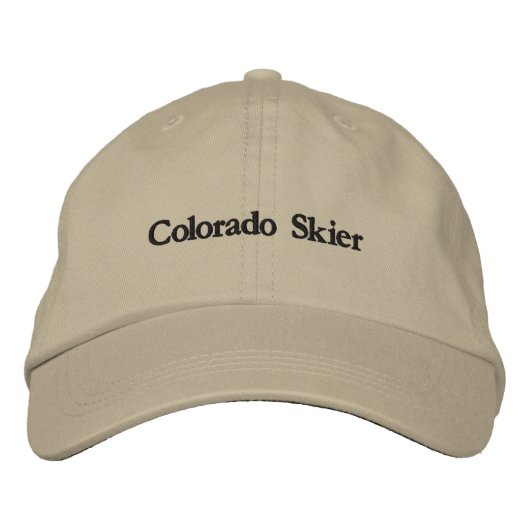 Casquette brodée Colorado Skier (Devant)