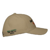 Casquette Brodée COMMERCE DE JOUR, HORS SERVICE - Customisé (Droite)