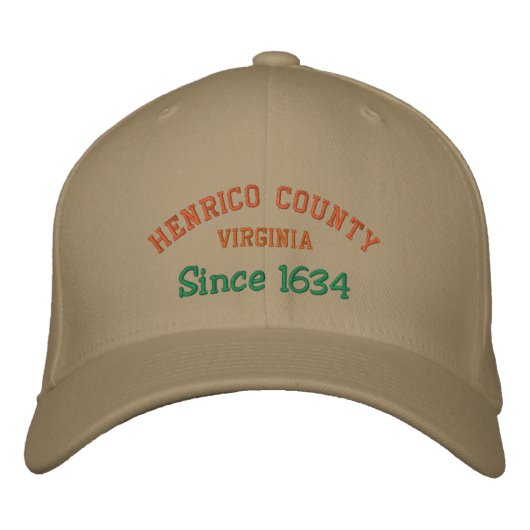 CASQUETTE BRODÉE COMTÉ DE HENRICO, VA (Devant)