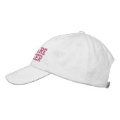 Casquette Brodée Concepteur logiciel Programmeur informatique Typog (Gauche)