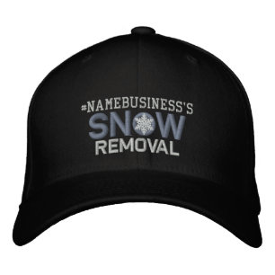 Casquette Brodée Conception personnalisée de l'enlèvement de neige
