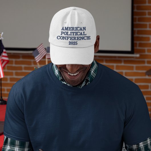 Casquette Brodée Conférence politique américaine