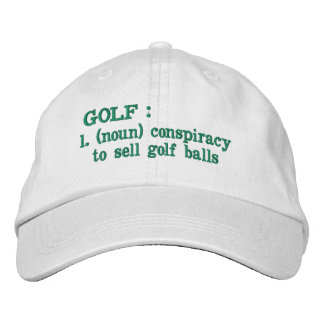 Casquette Brodée Conspiration sur le golf