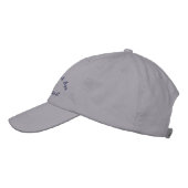Casquette Brodée Cool Grey - Cerveau - Mondes APP original (Gauche)