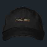 Casquette Brodée COOL MEN Printed Stylish Men Accessories-Hat Black<br><div class="desc">Make a bold statement with this “COOL MEN” custom embroidered black cap. Designed in the Alternative Apparel Basic Adjustable style, this one-size-fits-all hat offers a comfortable fit and clean, modern look. The premium embroidery adds a sharp, long-lasting finish that stands out effortlessly. Perfect for casual outings, streetwear styling, or gifting...</div>