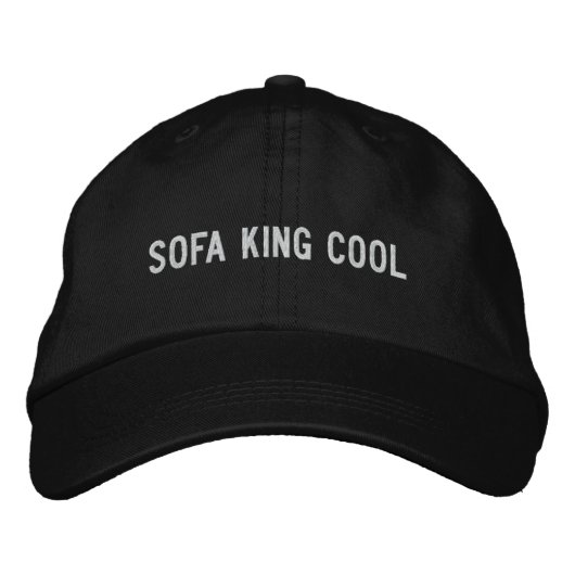 CASQUETTE BRODÉE COOL SOFA KING (Devant)