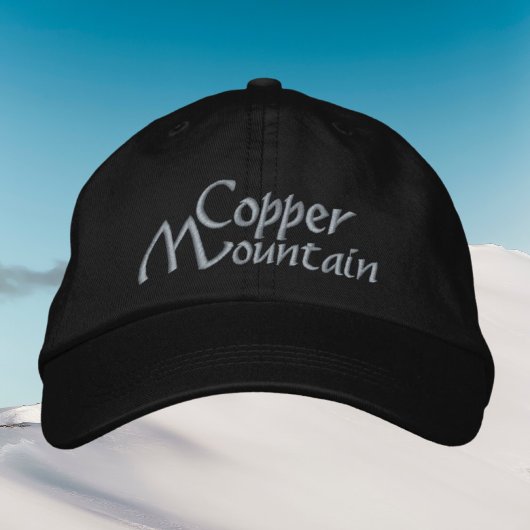 Casquette brodée Copper Mountain Colorado