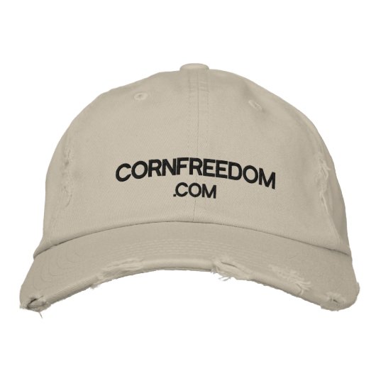 CASQUETTE BRODÉE CORNFREEDOM, .COM (Devant)