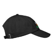 Casquette Brodée Couleur bleu irlandais (Droite)
