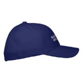 Casquette Brodée Couleur et texte personnalisés Rendre l'Europe bla (Droite)