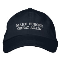 Couleur personnalisée et texte Make Europe Blank A
