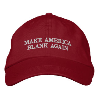 Casquette Brodée Couleur personnalisée et texte Rendre l'Amérique v