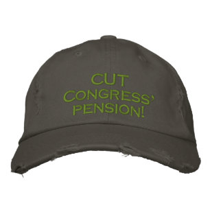 Casquette Brodée Coupez la pension du Congrès !