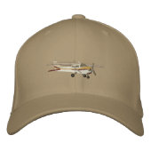 Casquette Brodée Coutume classique de Cessna d'avions brodée (Devant)