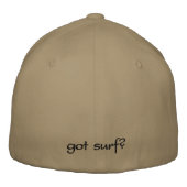 Casquette Brodée Couvercle de surfer de passage (Dos)