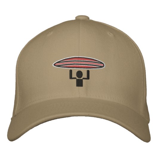 Casquette Brodée Couvercle de surfer de passage (Devant)