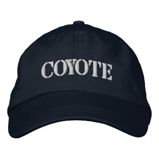 CASQUETTE BRODÉE COYOTE (Devant)