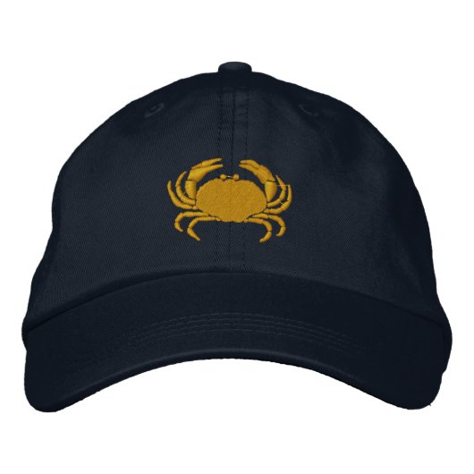 Casquette Brodée Crabe (Devant)