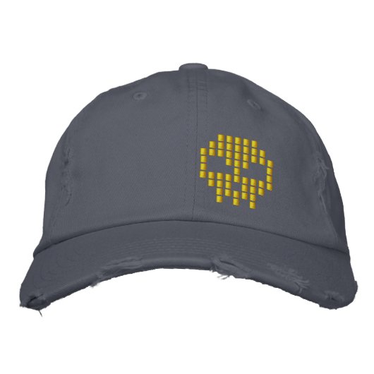 Casquette Brodée Crâne (Devant)