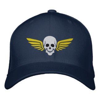 Casquette Brodée Crâne ailé