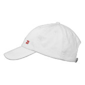 Casquette Brodée Créez votre propre monogramme personnalisé brodé V (Gauche)