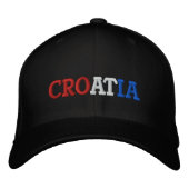 Casquette Brodée Croatie (Devant)