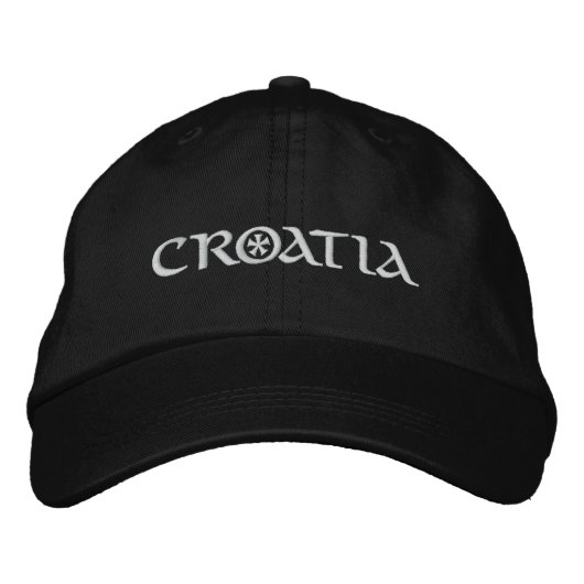 Casquette Brodée Croatie (Devant)