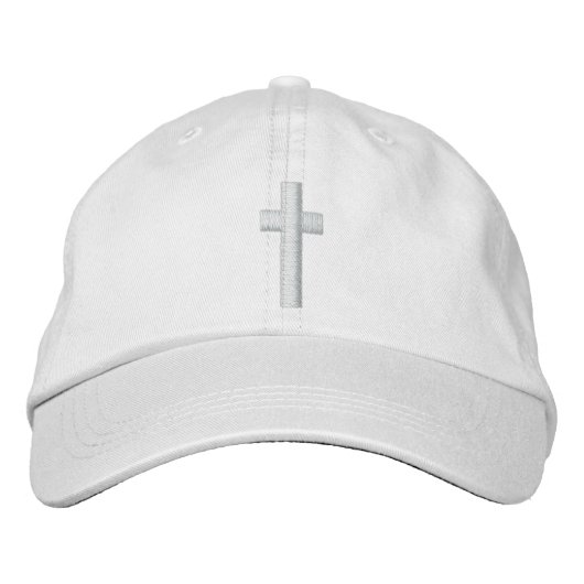 Casquette Brodée Croix (Devant)