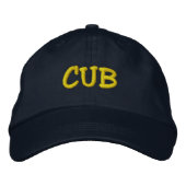 CASQUETTE BRODÉE CUB (Devant)