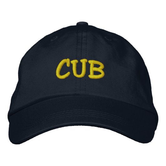 CASQUETTE BRODÉE CUB (Devant)