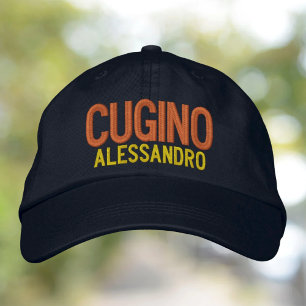 Casquette Brodée Cugino (cousin/mâle) brodé personnalisé