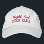 Casquette Brodée Custom Book Club Name<br><div class="desc">Show off your love of reading (and your favorite reading crew) with this custom embroidered book club hat! Personalized with your book club name or any custom text, this hat is the perfect blend of cozy, casual, and bookish style. Use Zazzle’s easy design tools to choose your preferred fonts and...</div>