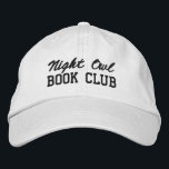 Casquette Brodée Custom Book Club Name<br><div class="desc">Show off your love of reading (and your favorite reading crew) with this custom embroidered book club hat! Personalized with your book club name or any custom text, this hat is the perfect blend of cozy, casual, and bookish style. Use Zazzle’s easy design tools to choose your preferred fonts and...</div>
