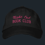 Casquette Brodée Custom Book Club Name<br><div class="desc">Show off your love of reading (and your favorite reading crew) with this custom embroidered book club hat! Personalized with your book club name or any custom text, this hat is the perfect blend of cozy, casual, and bookish style. Use Zazzle’s easy design tools to choose your preferred fonts and...</div>