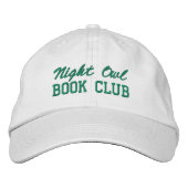 Casquette Brodée Custom Book Club Name (Devant)
