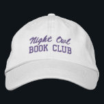 Casquette Brodée Custom Book Club Name<br><div class="desc">Show off your love of reading (and your favorite reading crew) with this custom embroidered book club hat! Personalized with your book club name or any custom text, this hat is the perfect blend of cozy, casual, and bookish style. Use Zazzle’s easy design tools to choose your preferred fonts and...</div>