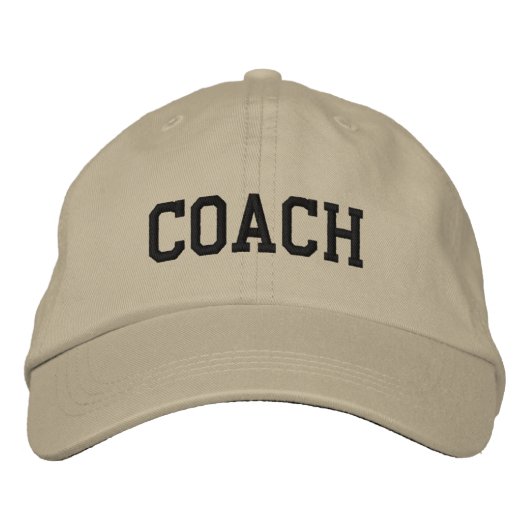 Casquette Brodée Custom Coach Gift (Devant)