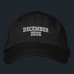 Casquette Brodée Custom Month December Year 2026 Adjustable Navy<br><div class="desc">Celebrate the final chapter of the year with this Navy Alternative Apparel Basic Adjustable Cap featuring finely detailed “December 2026” embroidery for a crisp and lasting finish. Designed with a one-size-fits-all adjustable strap, it offers comfortable everyday wear while making your special date stand out at holiday parties, company wrap-ups, reunions,...</div>